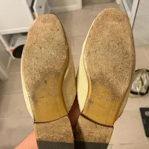 Gucci | Shoes | Gucci Raffia Princetown Mule Loafers Beige  display picture 2